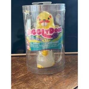 JigglyDoos Series 2 Yellow Beaver & White Chick Squeeze Toy 2-Pack New